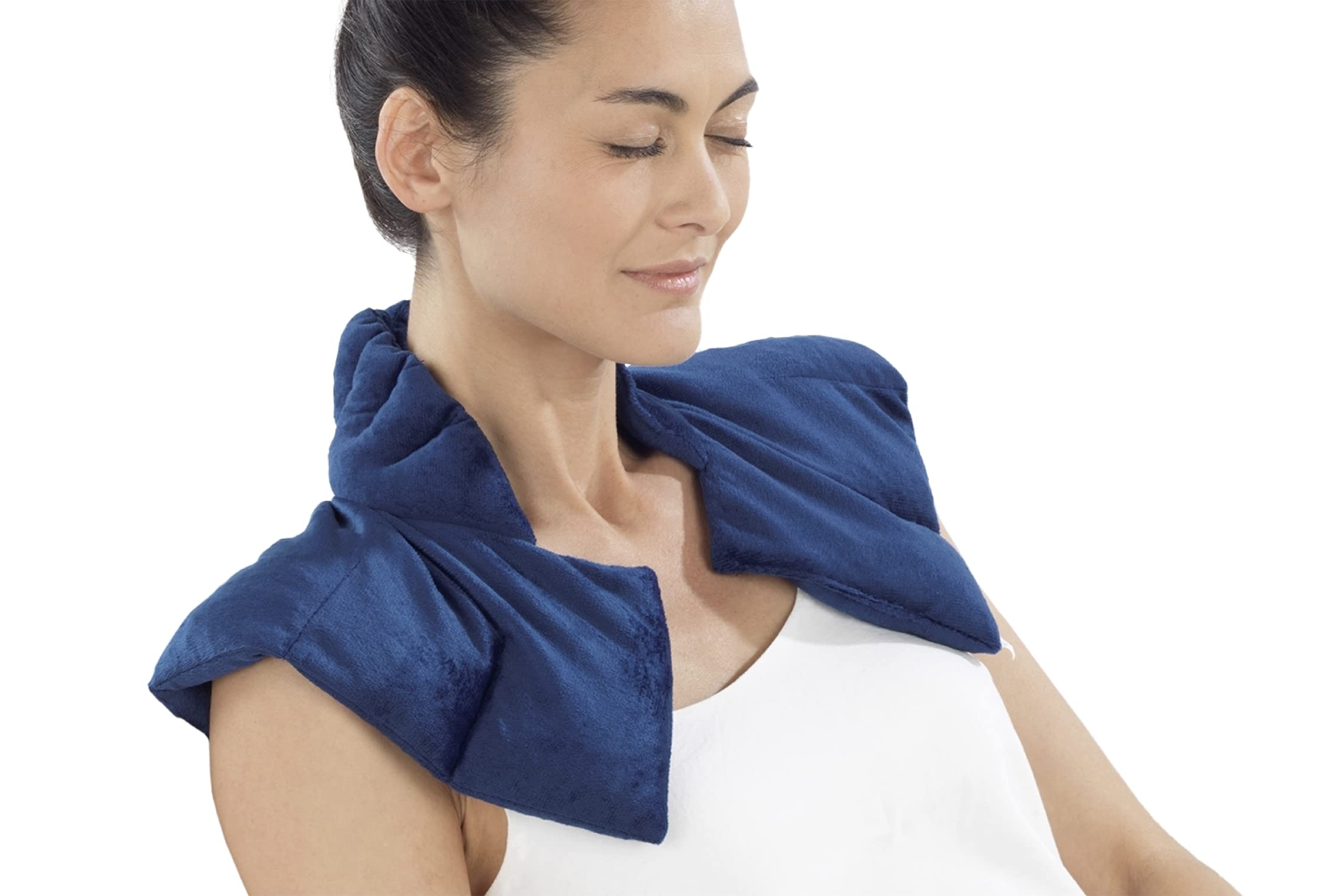 Maximex Coussin lesté pour épaules Chaleur & Froid, Bleu