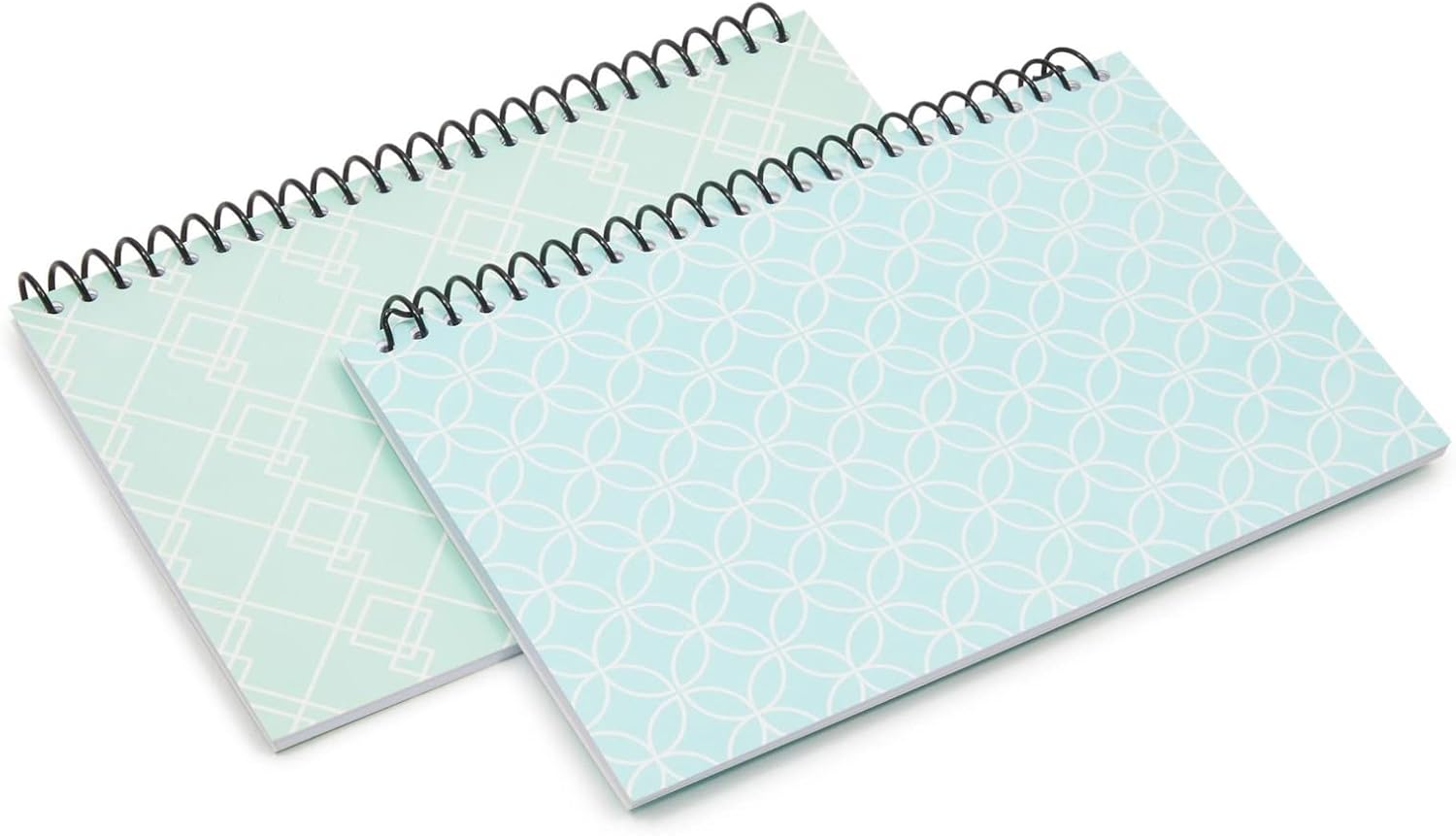 2 Pack Spiral Bound Accounting Ledger Book, Check and Money Tracker Notebook for Small Business Bookkeeping, Checking Account Register Book for Personal Finance (100 Pages)
