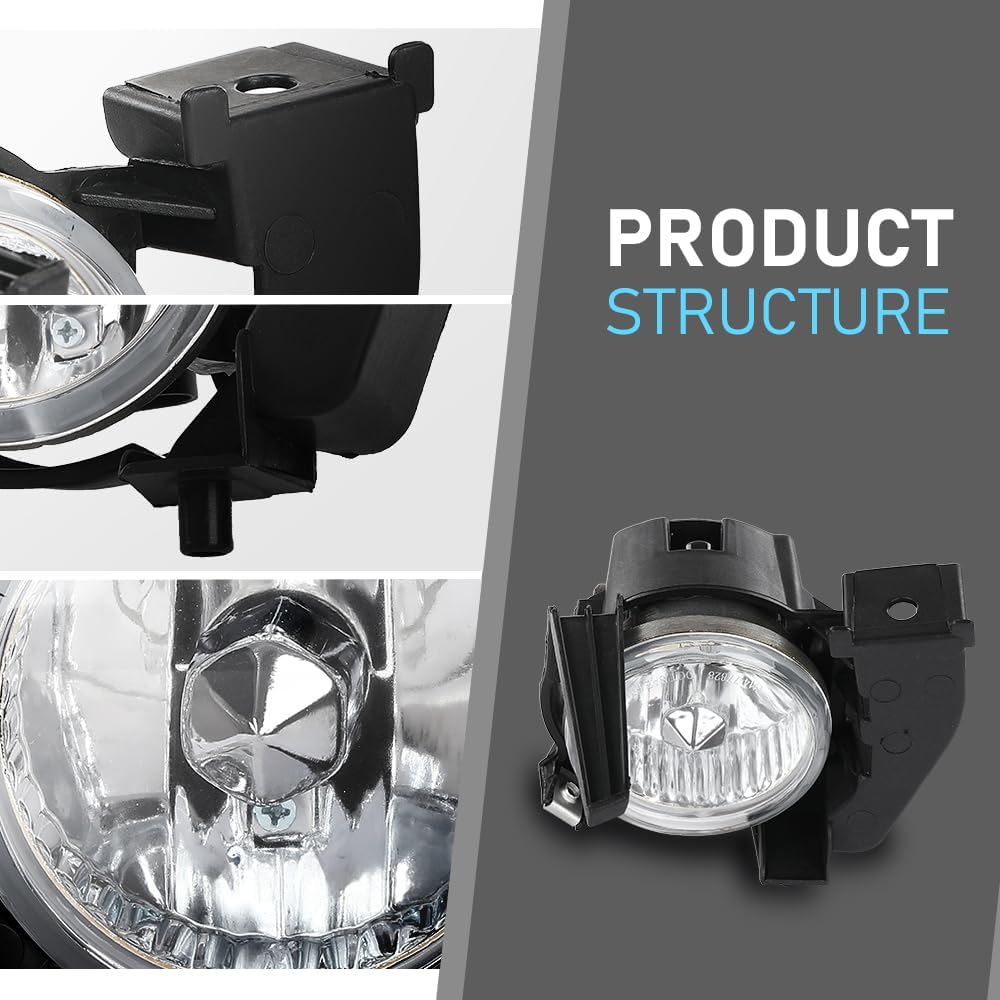 CHEDA Front Fog Light Lamp Left Side Compatible with Subaru Forester 2006-2008 84501SA190, SU2592112