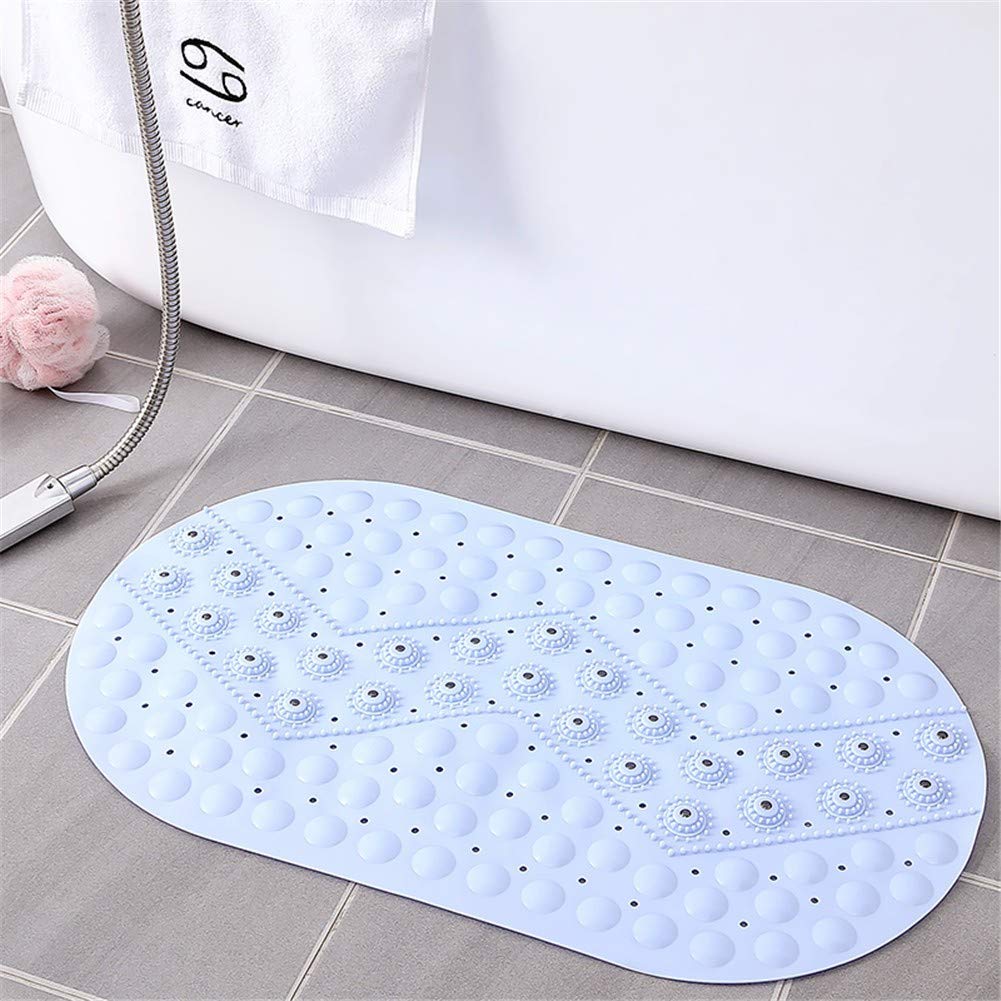 QQTT Soft Comfortable Bath Mat Non-slip With Suction Cup Design Bathtub Mats Massage Machine Washable Kids Shower Mat Toilet Household Carpet Rug For Bathroom Door Way Feet Mat
