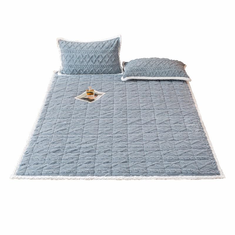 Genérico El colchón Colchoneta para Dormir para Invitados y Aventuras de Camping Colchón de Tatami japonés Plegable Grueso 180 x 200 cm (Verde 120 x 200 cm)