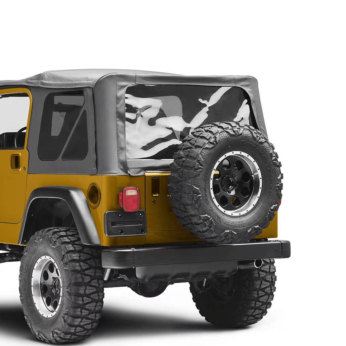 Support Plaque Immatriculation Arrière Pour Jeep TJ 1997-2006 - 55174994