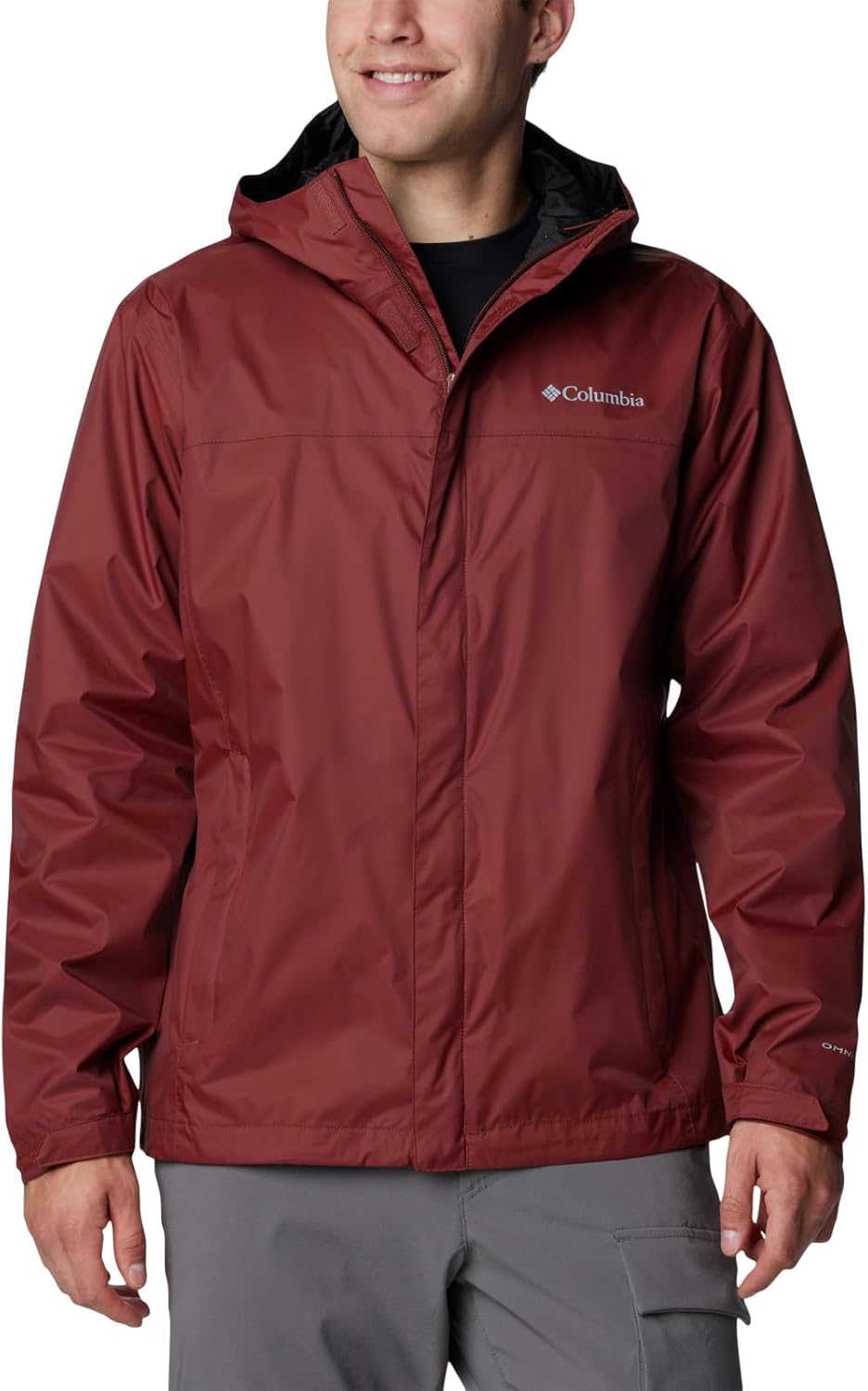Columbia Men's Watertight II Waterproof Rain Jacket, Spice, X-Large