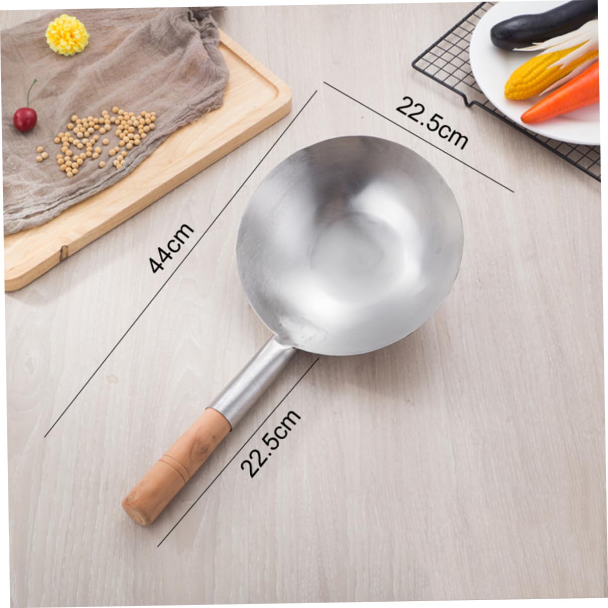 TIDTALEO Stainless Steel Spoon Utensil Silver Silverware Steel Spoons Gravy Wedding Serving Tableware Dinnerware Water Spoon Ladle Soup Kitchen Silverware Spoons Scoops Salad Spoon