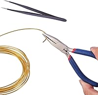 Vista 9 de PH PandaHall 1000 piezas de anillos de salto abiertos de acero inoxidable 304 de 4/5/6/8/9/0.394 in, calibre 18 con 1 juego de 5.1 pulgadas