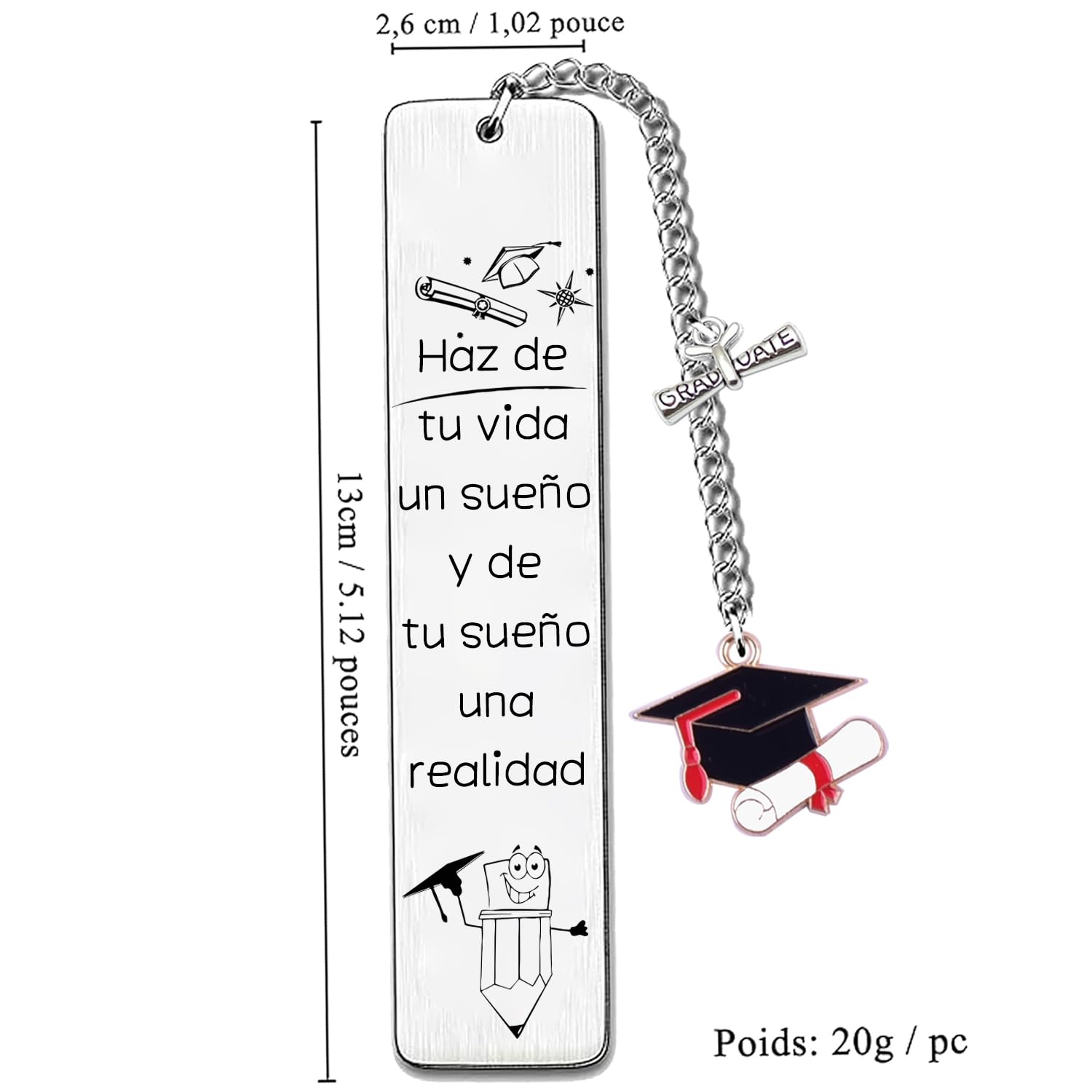 Regalo Graduación Marcadores Inspirador Recuerdo Universidad Mejor Amigo Hijo Hija Mujeres Hombres Adolescentes