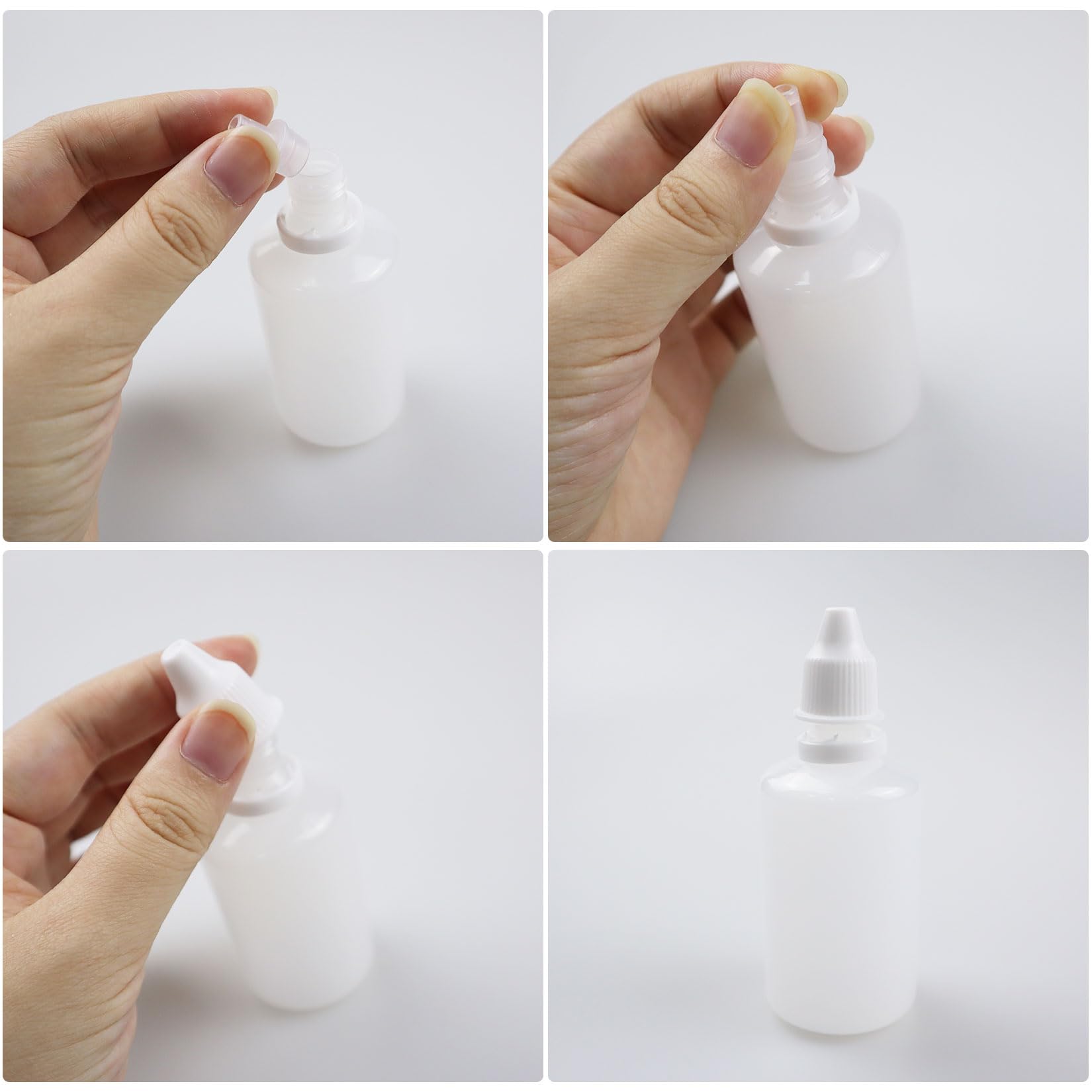Ljdeals Bottiglie Da Spremere 113g In HDPE Con Tappo A Torsione – Per Condimenti, Colle, Cosmetici - 3