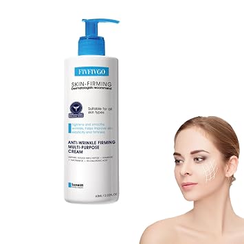 Fivfivgo Ultra Firming & Revitalizing Cream,Advanced New Fivfivgo Skin Firming Cream, Body Lotion Moisturizer, Face Lotion & Body Cream-Renew Skin Firmness for All Skin Types 1Bottle, 60ml