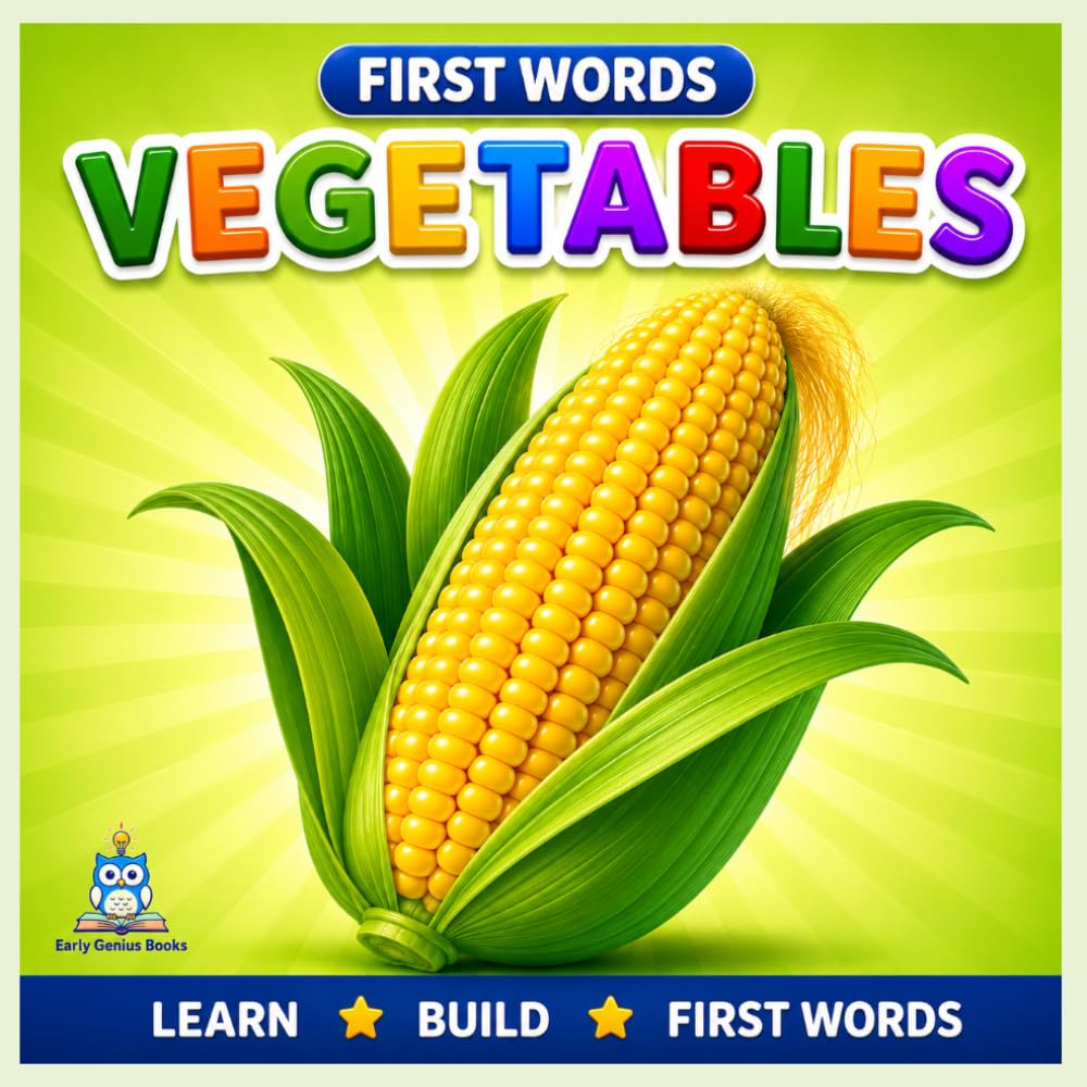 First Words: Vegetables: A Toddler Picture Book for Learning Vegetable Names