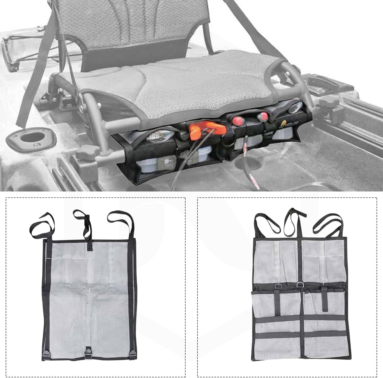 Segolike Kayak Mesh Bag Black Nylon Gear Accessories Organizer Accessories