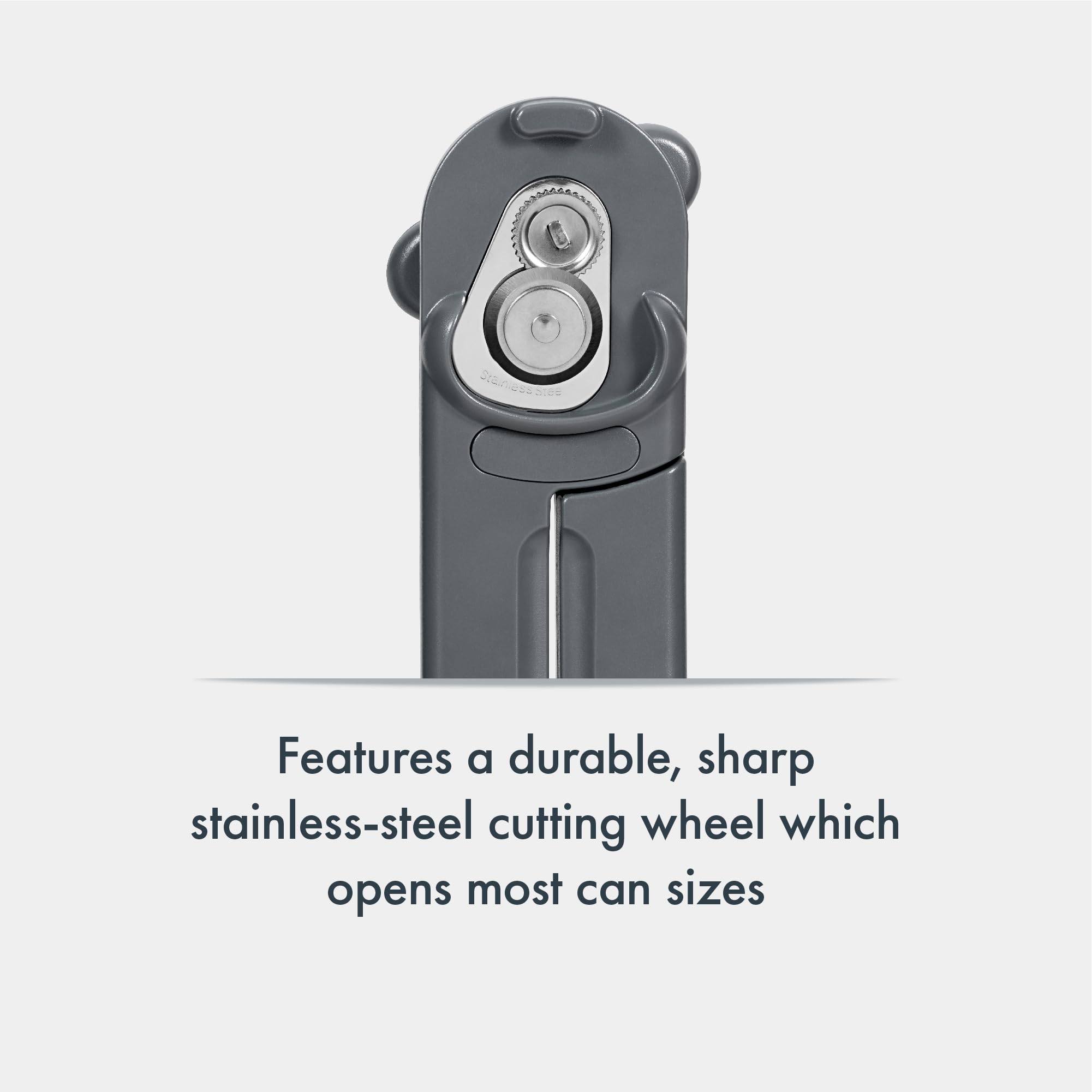 Culinare MagiCan Tin Opener, Grey, Plastic/Stainless Steel, Manual Can Opener, Comfortable Handle for Safety and Ease — view 6