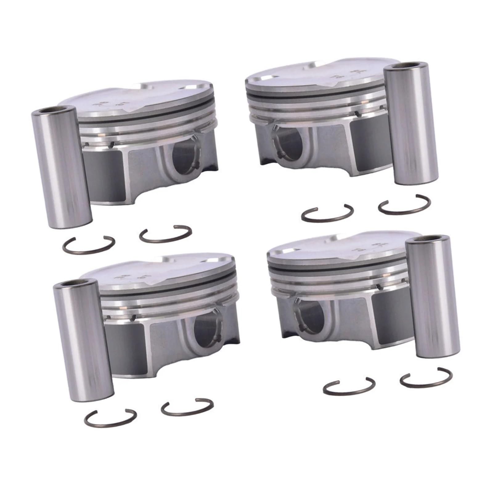 4 pezzi pistoni e fasce elastiche motore G4KH 234102G400 compatibili con Hyundai Sonata compatibili con Kia Optima 2011-2013 2.0L Turbo accessori per auto