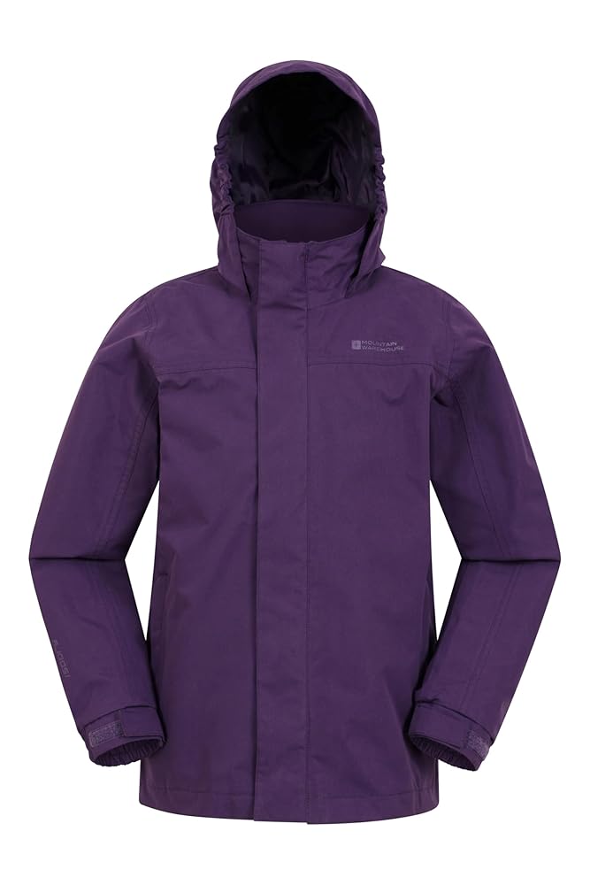 Mountain Bike Shelly Kids Waterproof Jacket Mountain Warehouse
