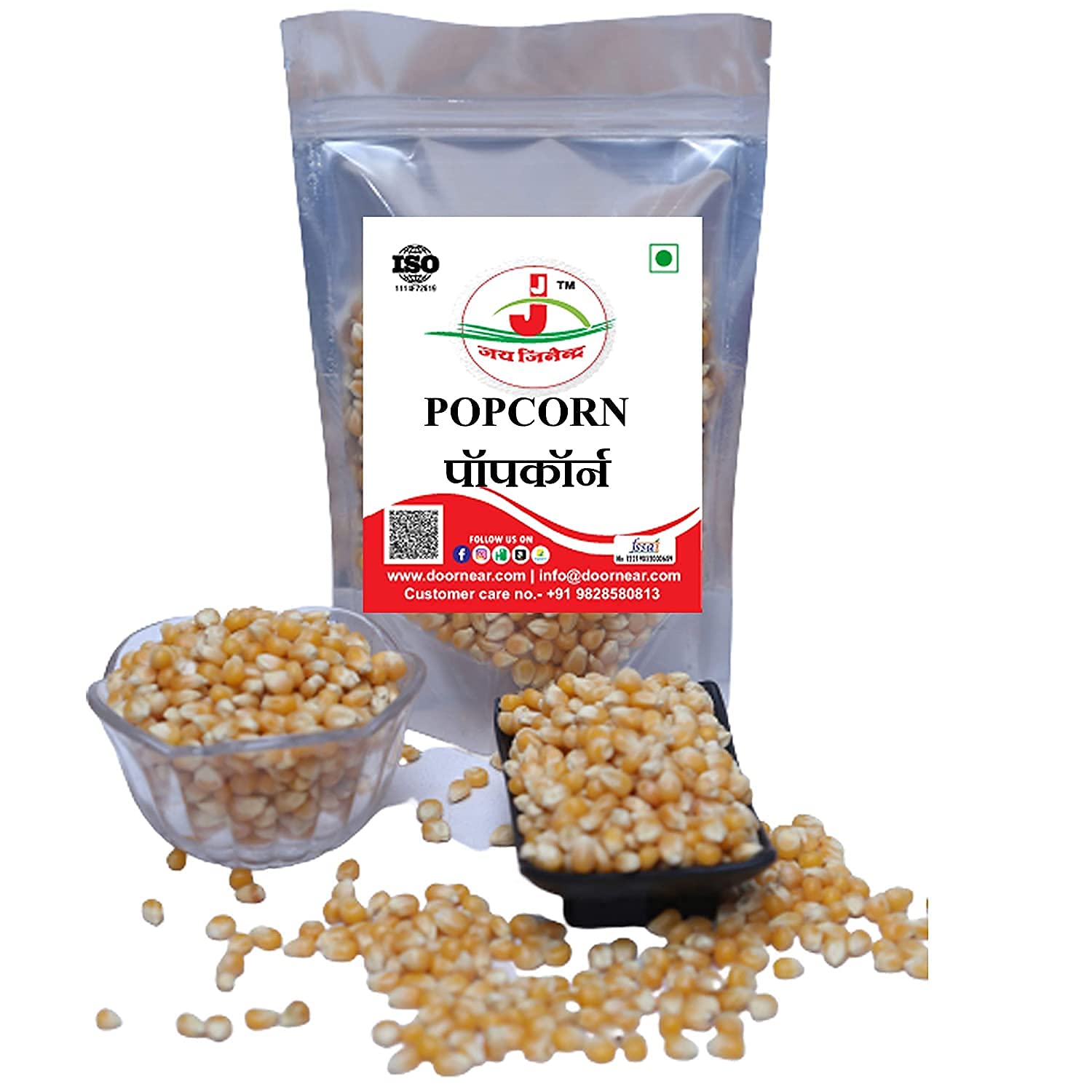 Jai Jinendra Popcorn Kernels Soft, Popcorn Maize, Corn Kernels, Pop-Corn Makka - 1kg-picture-33