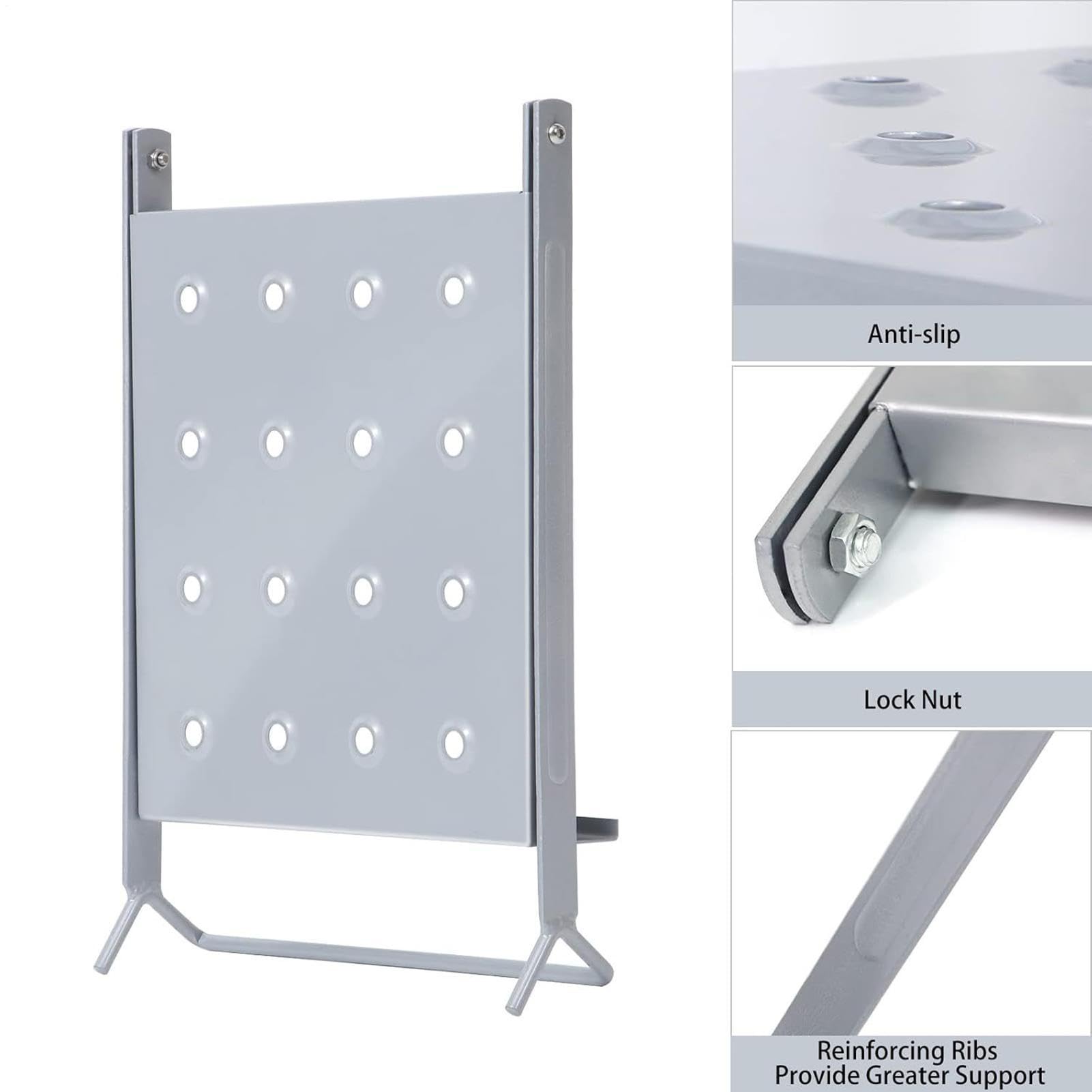 Plataformas para Escalera Soporte metálico antideslizante | Accesorio para Escalera Para Pintores, Proyectos de Bricolaje para el Hogar, Trabajo, Hogar, Bomberos y Elevación