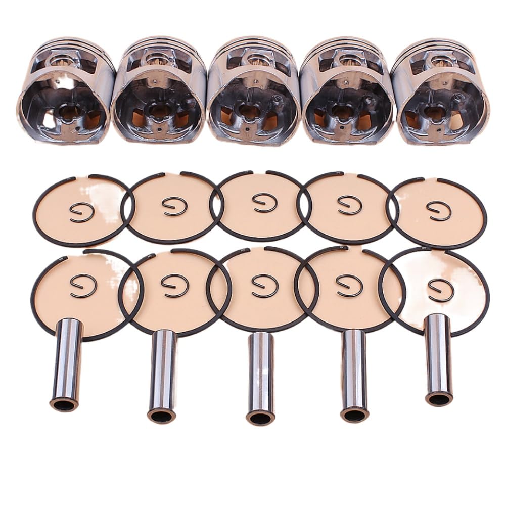 Aazxggevz Onecolor Piston Rings Kit 45Mm Compatible With 4500 5800 5200 Chainsaws 45Cc 52Cc 58Cc Gas Engine