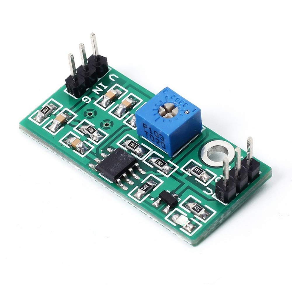 Modulo Comparatore, LM393 3.5-24V Tensione Ad Alto Livello Uscita Analogico Comparatore Controllo con Indicatore LED