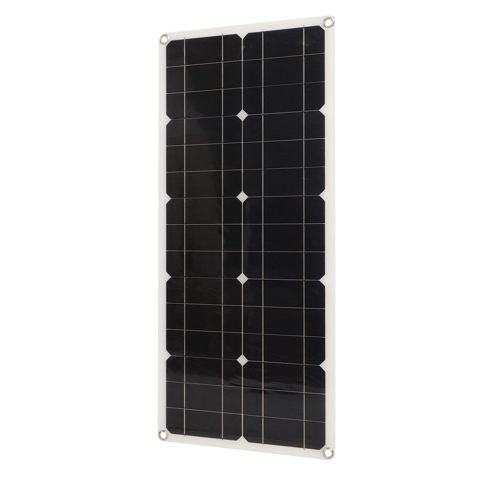 Dioche Batteria Pannello Solare da 30 W IP65 per Rimorchio per Barca per Auto da 12 V/24 V con Supporto (30A)