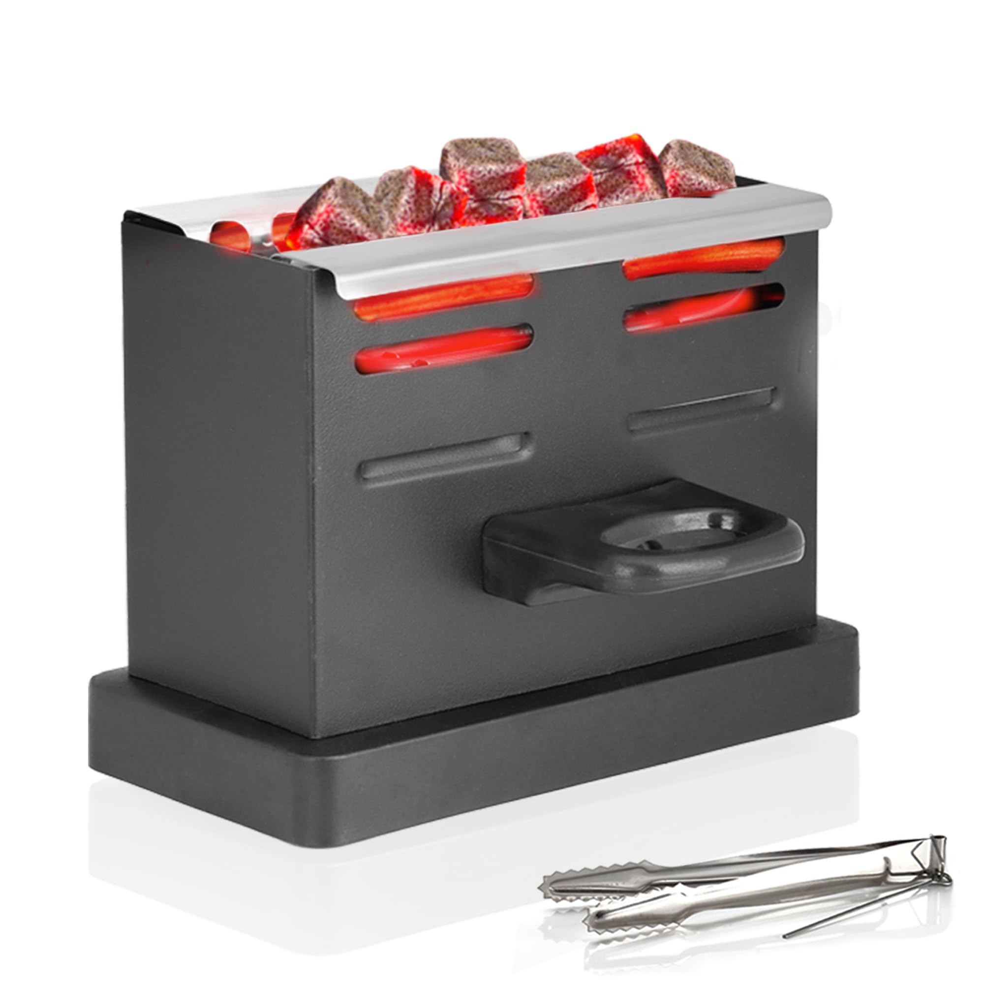 Serdeerch Black-1 Electric Charcoal Burner For Coconut Coal, 800W, For Shisha, Hookah, Coconut Coal, Heater Electric Mini Stove Hot