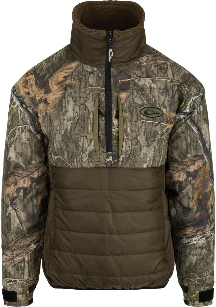 Drake Waterfowl Guardian Flex Double Down Eqwader 1/4 Zip Country DNA Large