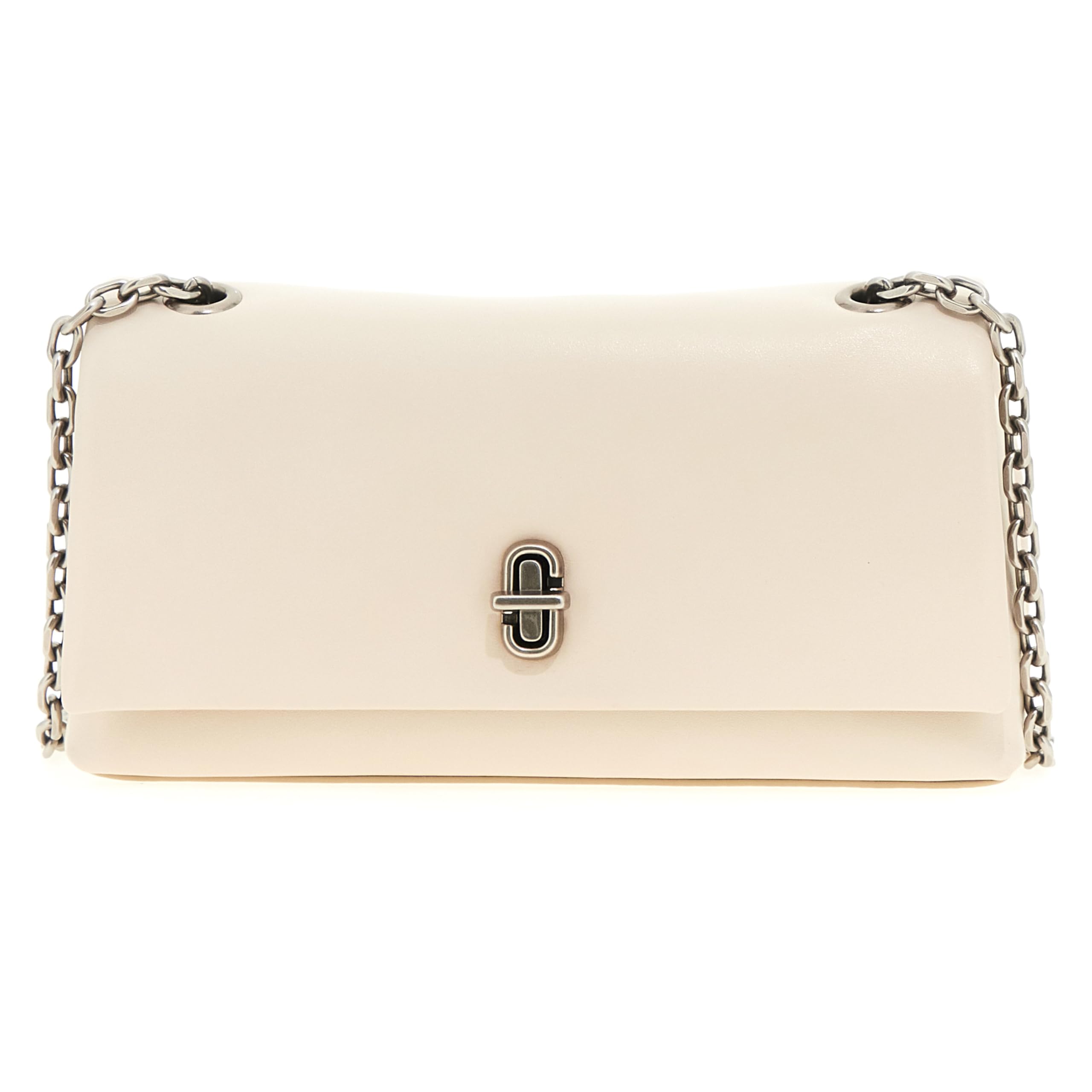 Marc Jacobs Women's White The Dual Chain Mini Bag Cow Leather Borsa
