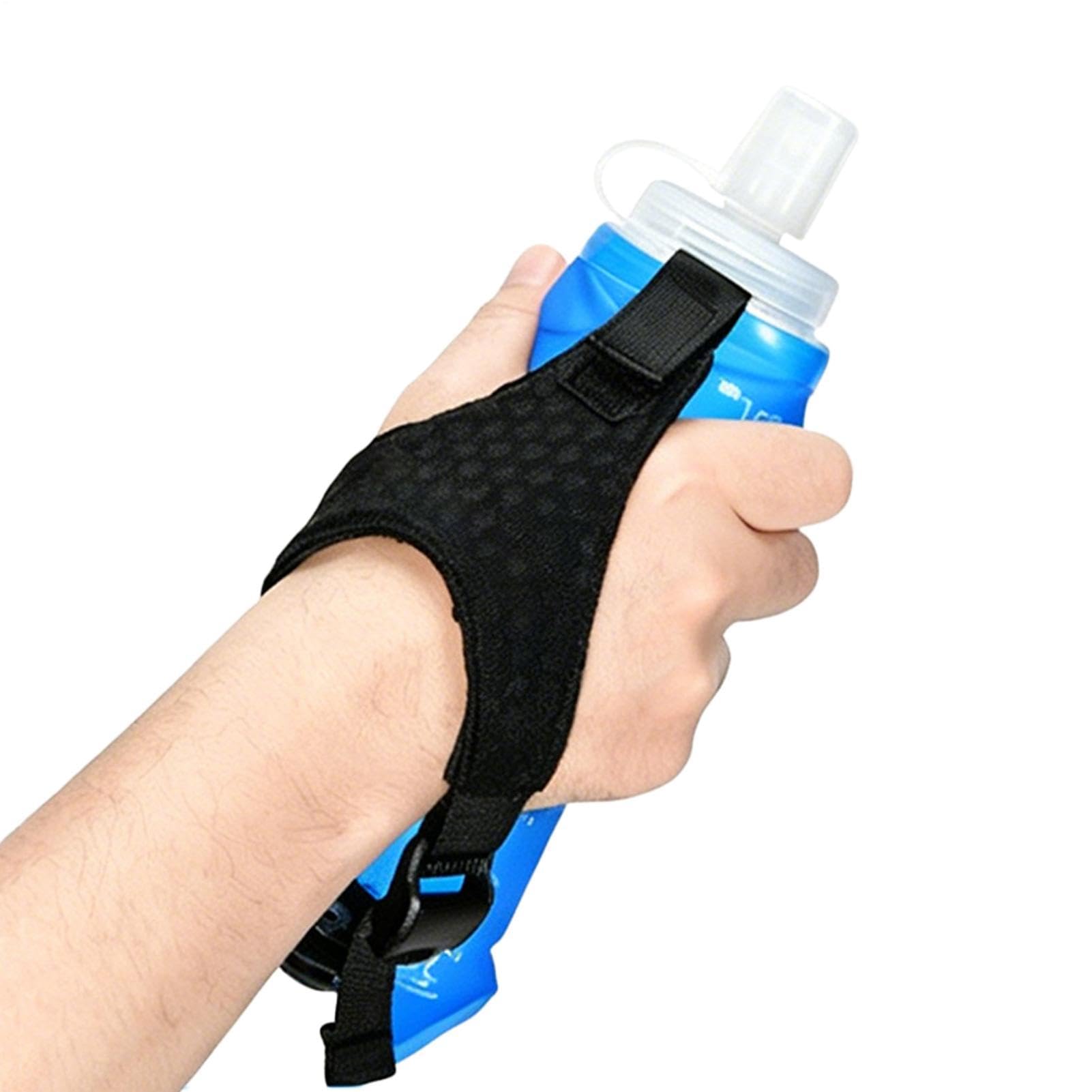 Botella de running plegable de 500ml y ligera para corredores