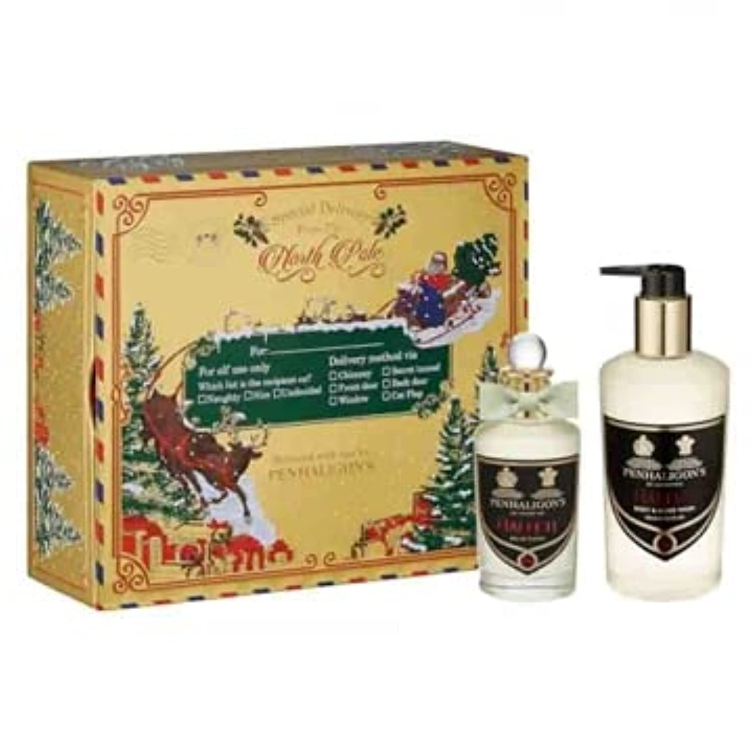 PENHALIGON'S Unisex Halfeti Collection Eau De Parfum, 100 ml + Body & Hand Wash Gel, 300 ml X-Mas Set