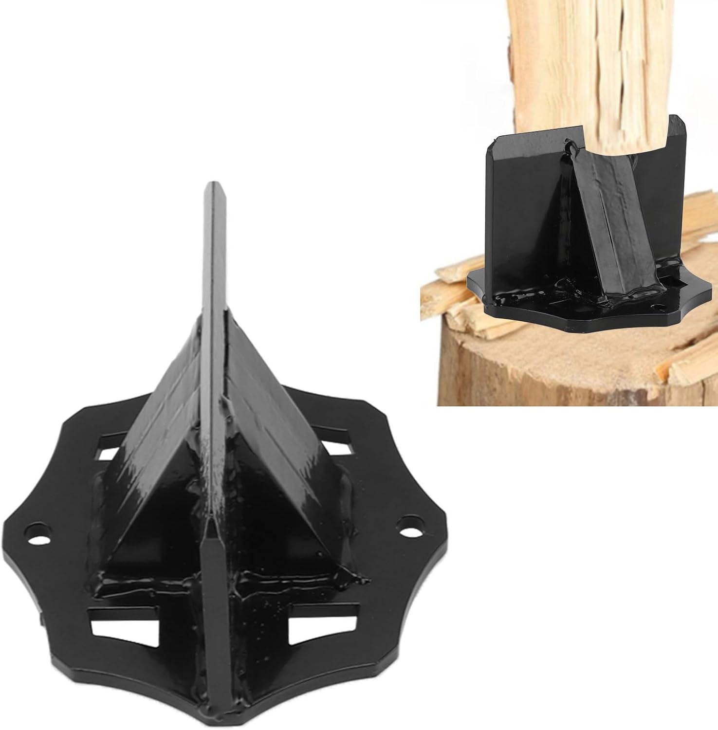 Firewood Splitter Portable Kindling Splitter Log Wood Splitting Opening Tool for Home Outdoor Camping