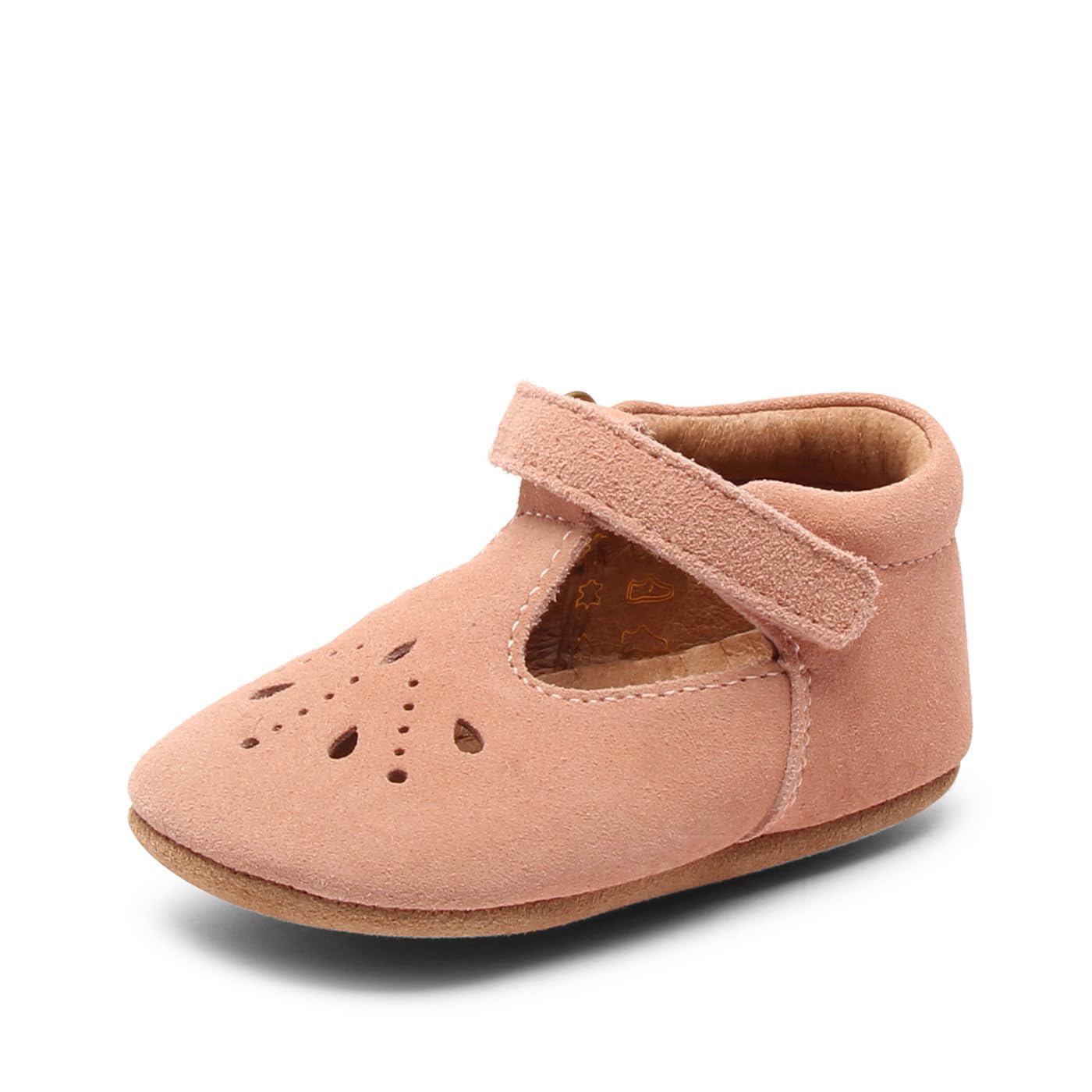 Bisgaard Baby Girls' Bloom Crawling Shoes Pink Size: 2UK Child