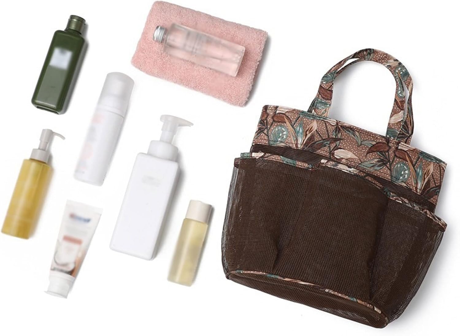 VDIVA カバン レディース 女性トラベルウォッシュストレージメッシュメイクアップバッグポータブルコスメティックバッグトイレタリー