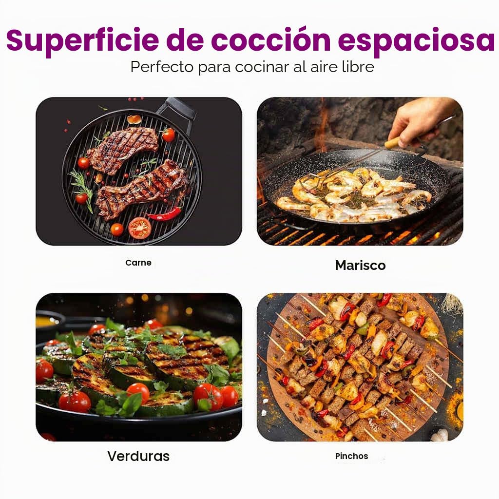 vidaXL Parrilla para Barbacoa Plateado 60 x 60 cm Acero Inoxidable