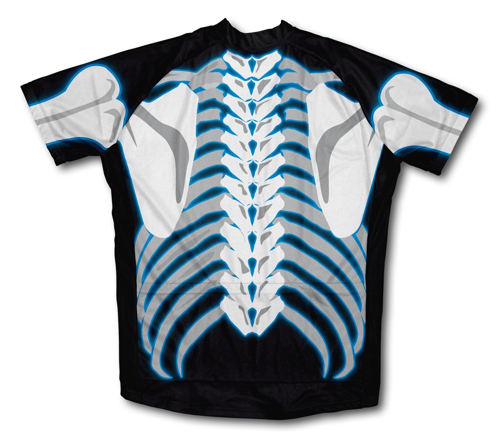 ScudoPro X Ray Short Sleeve Cycling Jersey for Youth - Size S Black