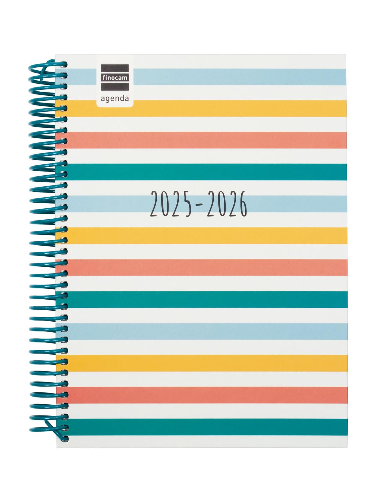 Finocam - Agenda Diva Year 2025 2026 1 Day Page September 2025 - June 2026 (lesson course) + July and August summary Colors Catalan