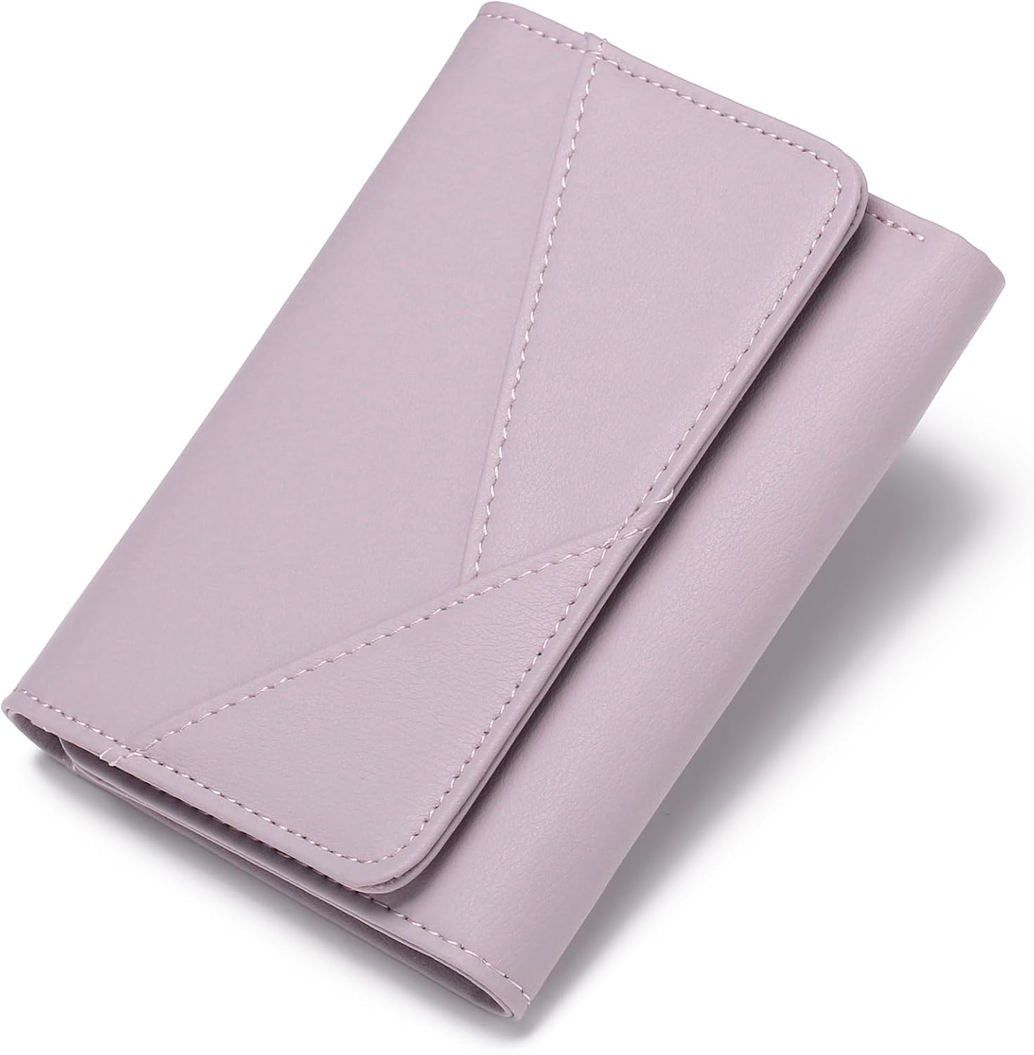 GAEKEAO Small Wallets for Women Leather RFID Blocking Trifold Ladies Wallets Credit Card Holder with Zipper Coin Pocket