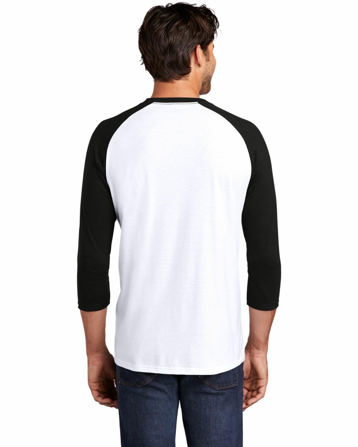 Joe's USA, Maglietta da Baseball Raglan da Uomo. Maglietta da Baseball con Maniche a 3/4 Taglie: XS-4XL. - Nero - XL