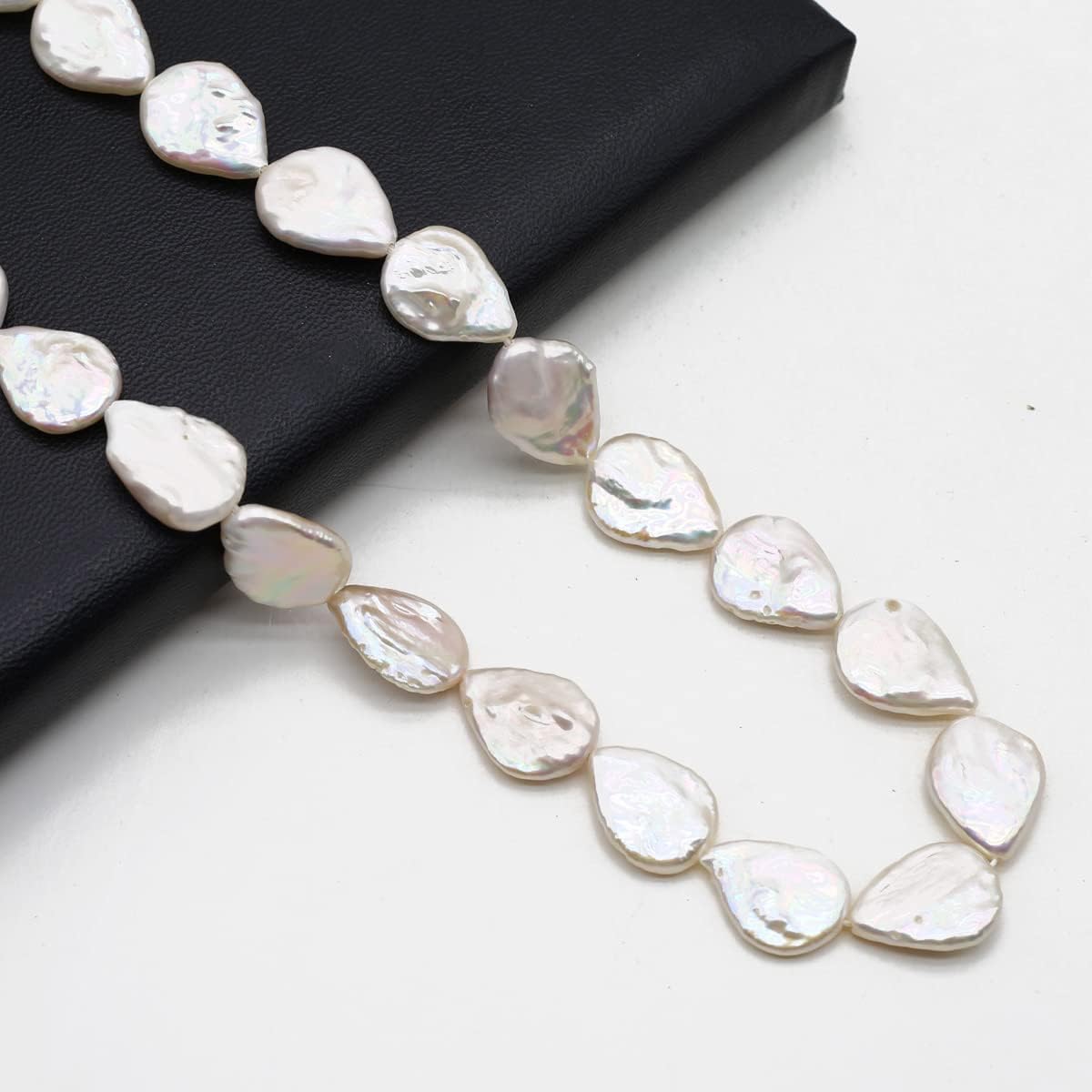 Baroque Pearl Beads Natural Waterdrop Shape Cultured Freshwater Pearl Loose Bead for DIY Women Pendants Earrings Jewelry Making