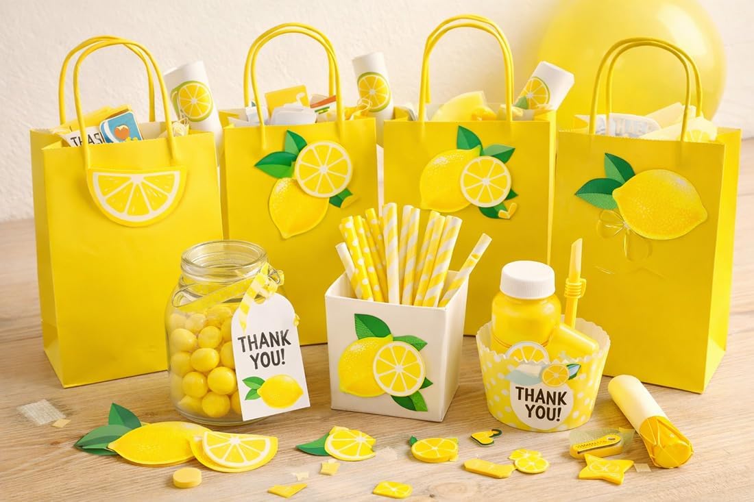 Lemonade Stand Supplies 25PCS Fresh Lemonade Stand Stickers for Lemonade Birthday Baby Shower Party Decorations Outdoor Lemon Stand Decor Summer Wall Sticker image 5