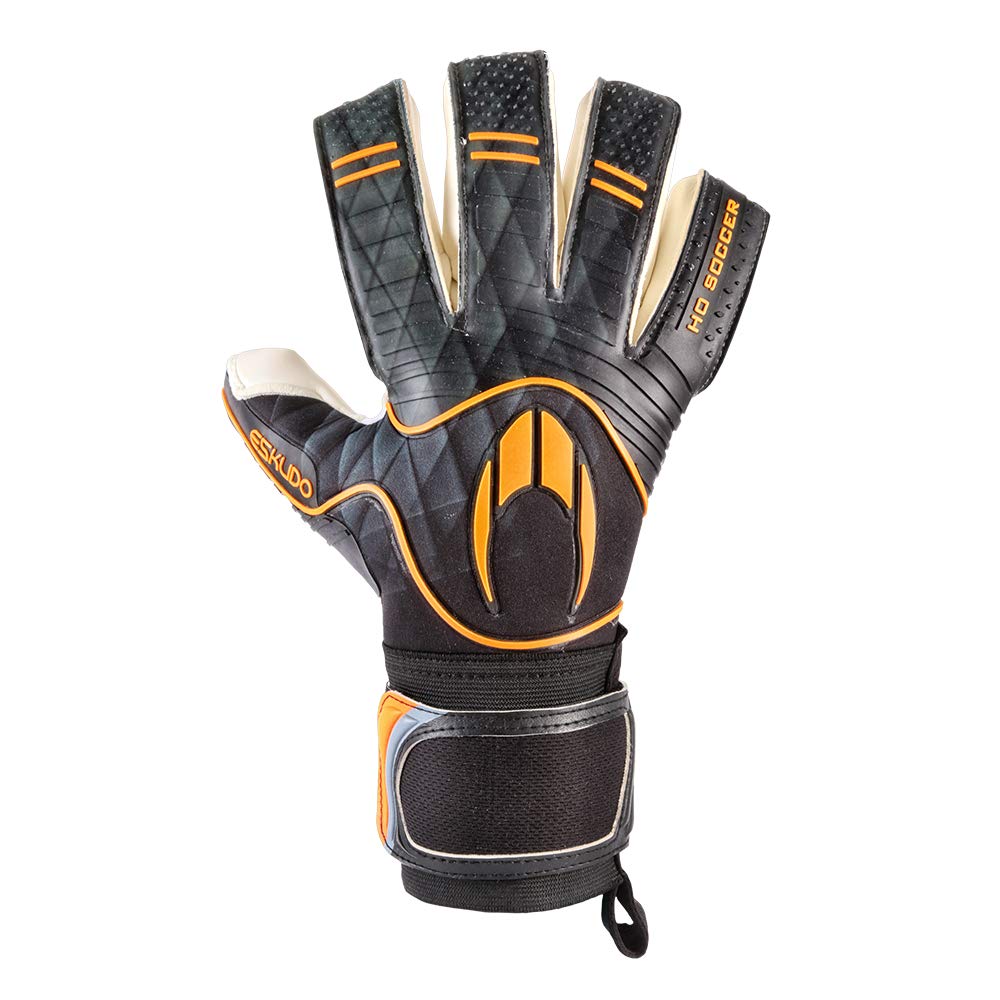 HO SOCCER ESKUDO ACTION NEGATIVE 10号 HO Soccer Eskudo Negative Guantes De Portero, Unisex Adulto, Negro