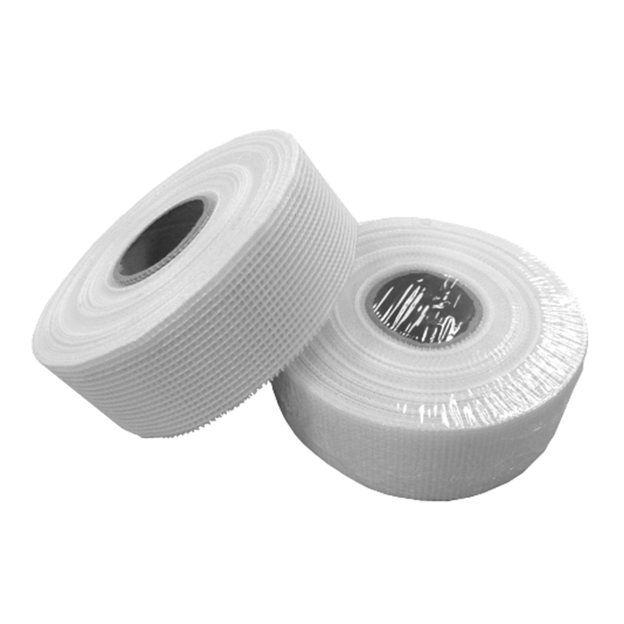 Glasfaser-Gewebeband selbstklebend | 10 Rollen à 50 mm x 90m | Rigips Fugenband reißfestes Reparaturband | Sehr vielseitiges doppelseitiges Gitterband | HP-AM075/050