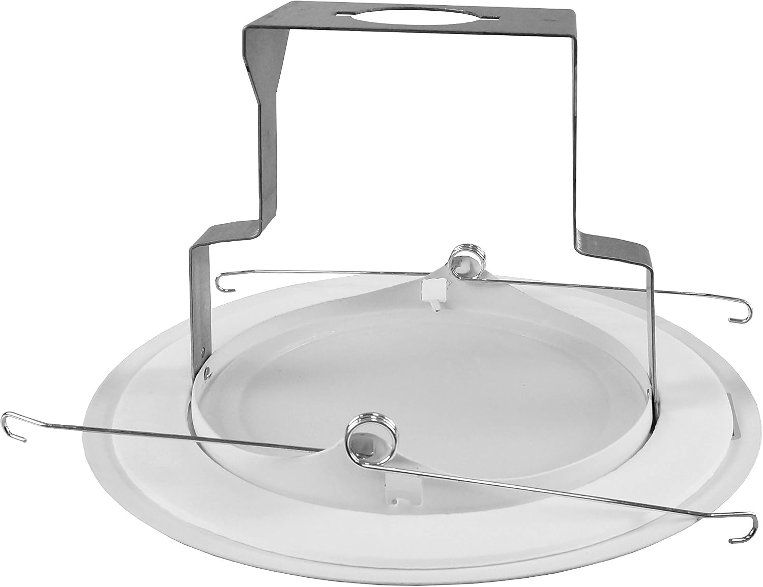 NICOR Lighting 6 in. White Recessed Shower Trim with Lexan Albalite Lens (17567)