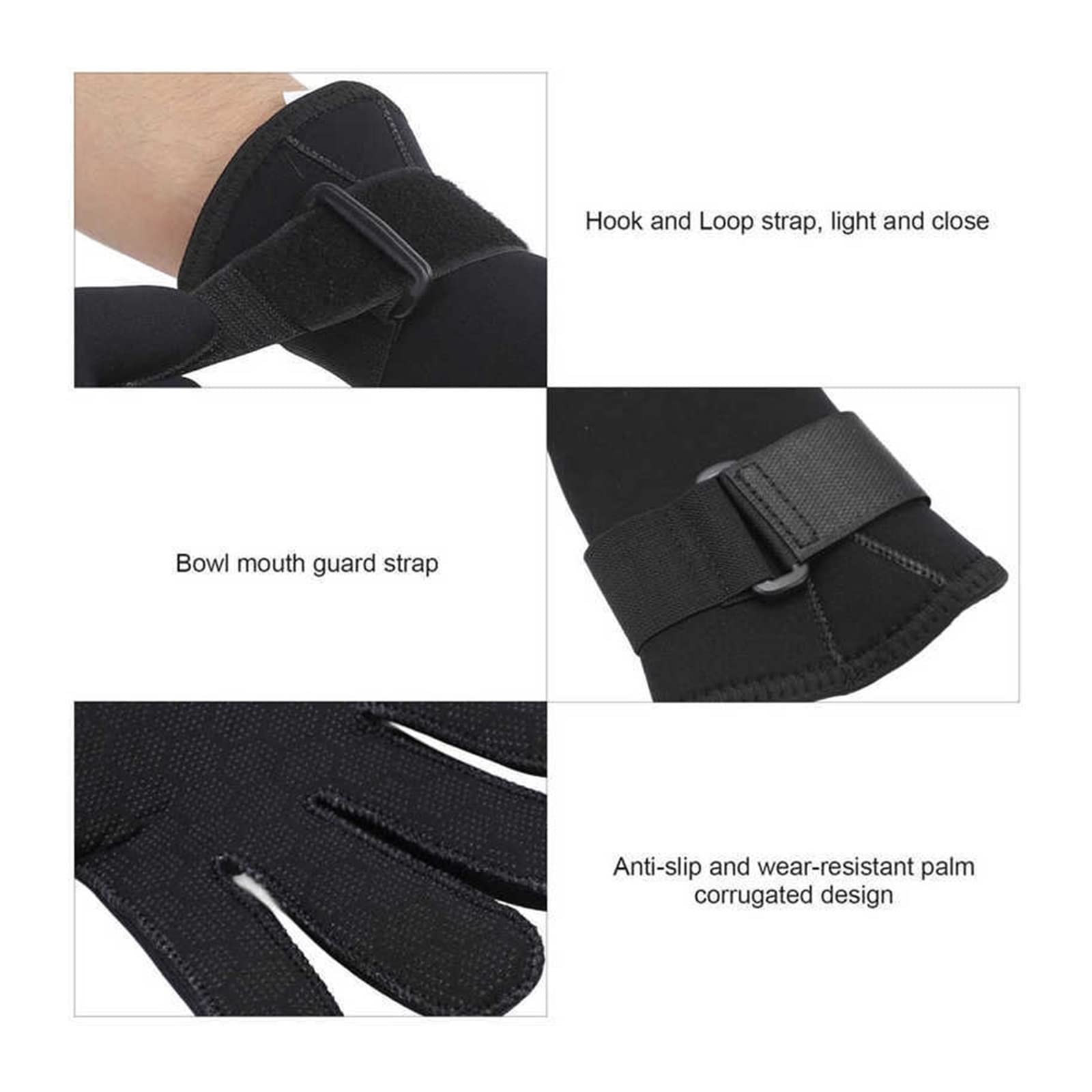 Guanti Da Immersione Guanti da immersione Guanti in neoprene addensato antiscivolo da 5 mm Guanti da immersione resistenti all'usura caldi for sport acquatici all'aperto Ampia Gamma Di Applicazioni(XL