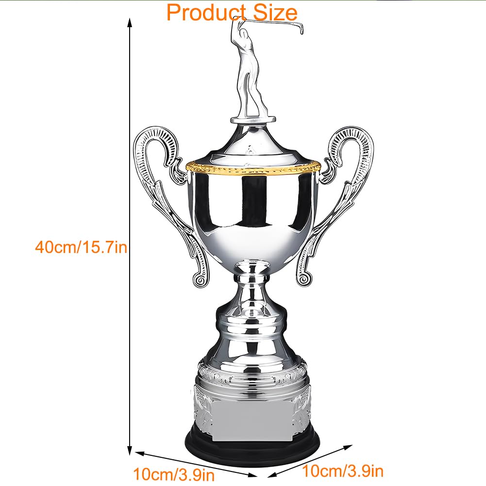 Golfpokal – Backswing Smack Lob Meisterschafts-Trophäe, Metall-Custom-Trophäe für Golfer, Clubhaus Display, Platz Dekoration, Geschenk für Fans & Freunde