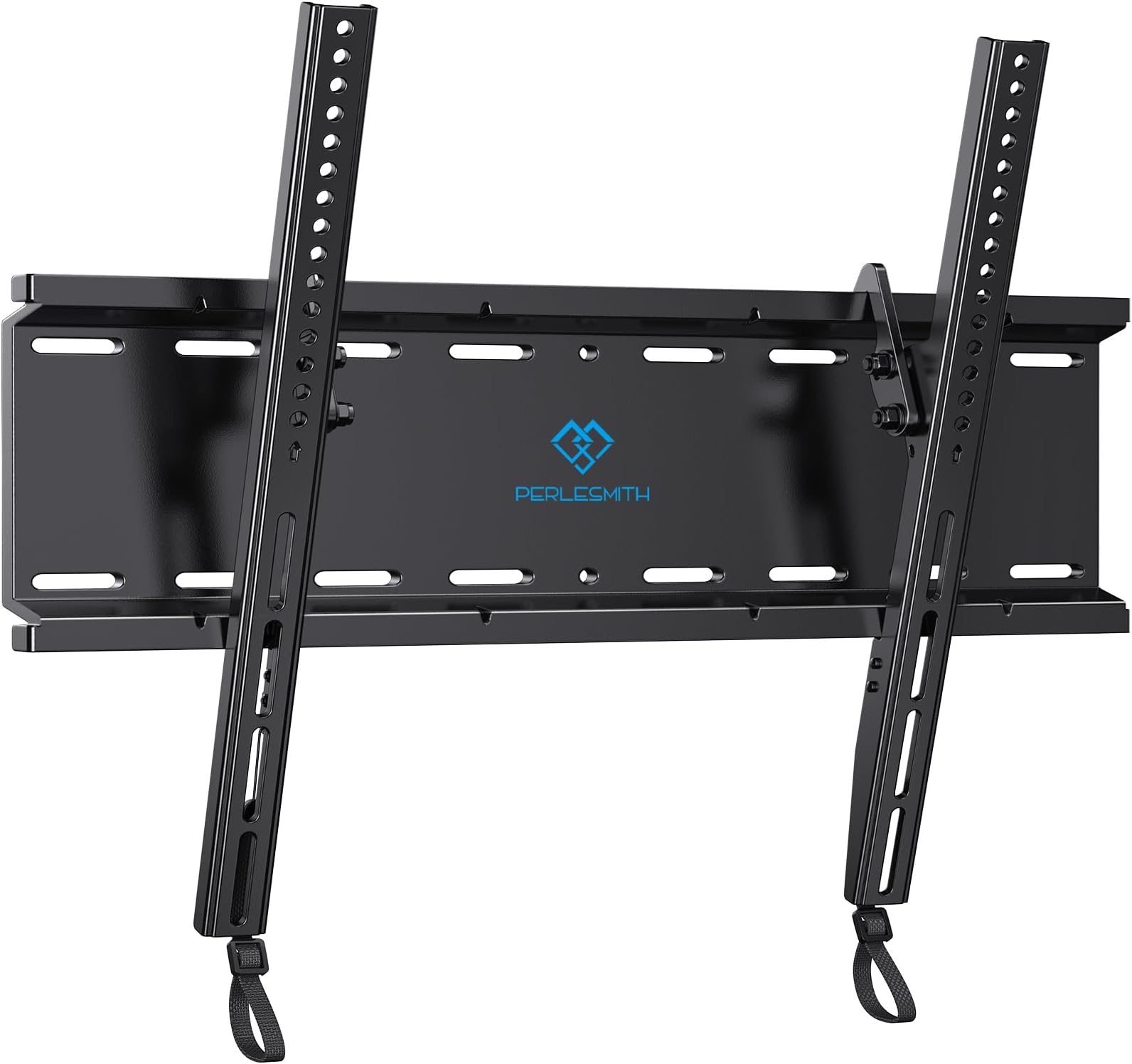 PERLESMITH Tilting TV Wall Mount Bracket Low Profile for Most 23-60 inch LED LCD OLED, Plasma Flat Screen TVs with VESA 400x400mm Weight up to 115lbs, Fits 16" Wood Stud