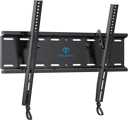 PERLESMITH - Soporte de pared reclinable para TV pantalla plana LED LCD OLED y plasma de 23 a 55 pulgadas con estándar VESA 400x400mm peso de hasta