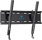PERLESMITH Tilting TV Wall Mount Bracket Low Profile for Most 23-60 inch LED LCD OLED, Plasma Flat Screen TVs with VESA 400x400mm Weight up to 115lbs, Fits 16" Wood Stud