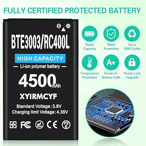 Miniatura 6 de Batería BTE-3003 (nueva actualización 2024), batería de alta capacidad de 4500 mAh para BTE-3003 Verizon Orbic RC400L ORB400LB Mobi Hotspot
