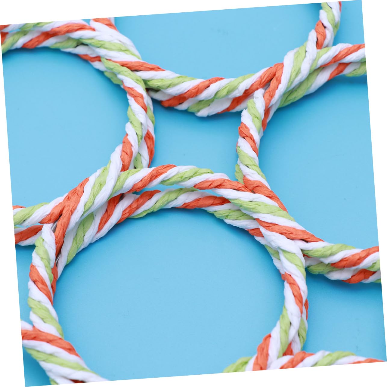 Zerodeko Novelty Foldable Tie and Scarf Hanger Rack Space-Saving Paper Rattan Organizer Hook for Scarves Towels and Ties Random Color Design for Closet Door Use