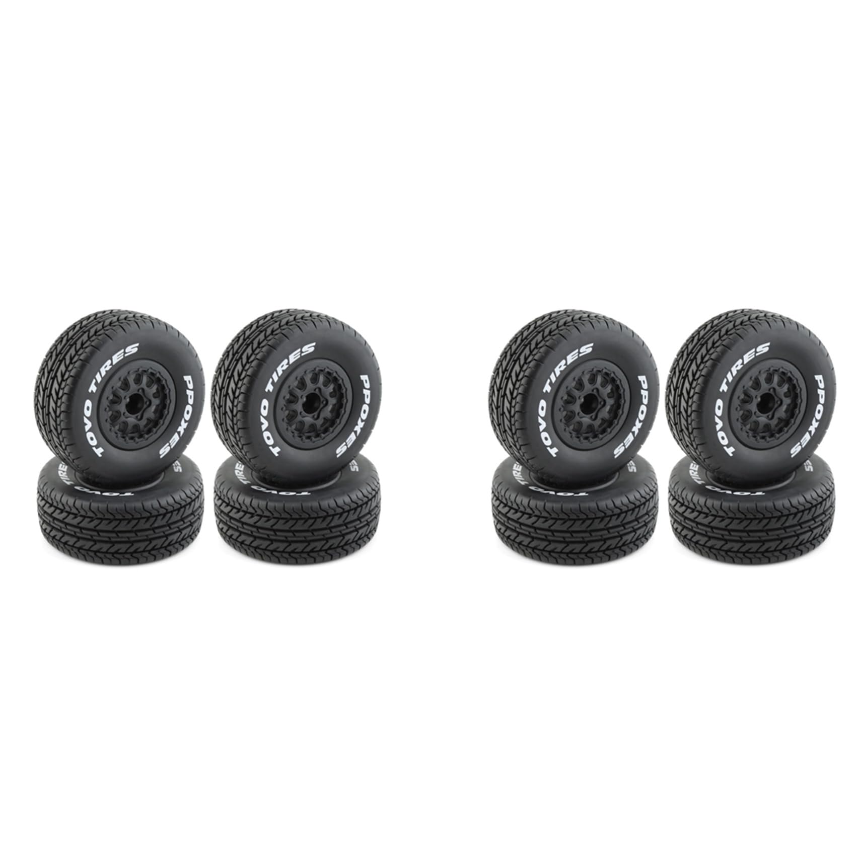 8 sztuk 112 mm 1/10 krótkie opony do samochodów ciężarowych z łbem sześciokątnym 12 mm do SENTON VKAR 10SC RC Car