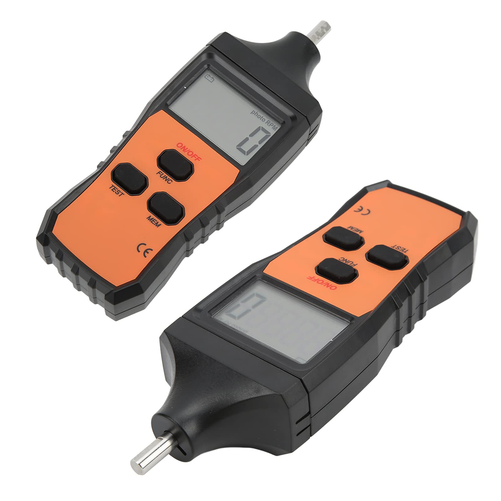 Contagiri Contagiri Digitale 6236P Strumento di Misurazione della velocità Portatile in Plastica 5 Cifre LCD Auto Range Foto e a Contatto per Uso in Officina Meccanica