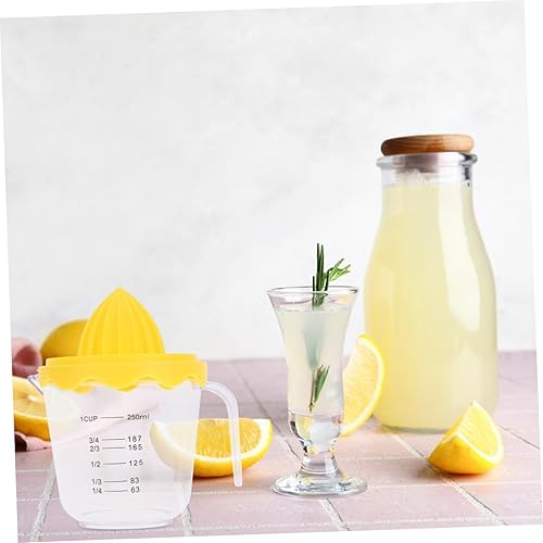 Miniatura 5 de VANZACK Portable Mini Lemon Juicer Manual Hand Squeezer with Handle and Measuring Cup for Citrus Fruits Easy to Use and Lightweight Extractor for